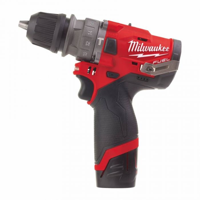 Дриль-шуруповерт із ударом акумуляторний MILWAUKEE, M12 FPDX-0, 37Нм; патрон FIXTEC