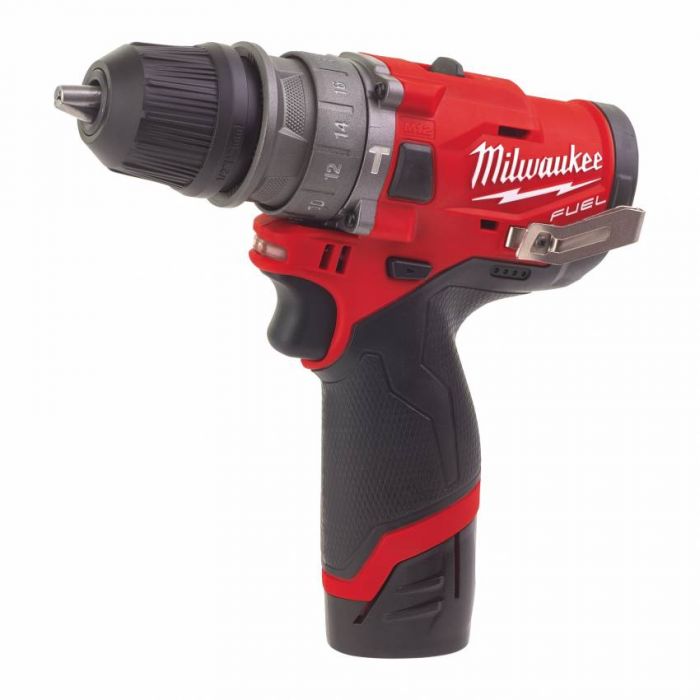 Дриль-шуруповерт із ударом акумуляторний MILWAUKEE, M12 FPDX-0, 37Нм; патрон FIXTEC