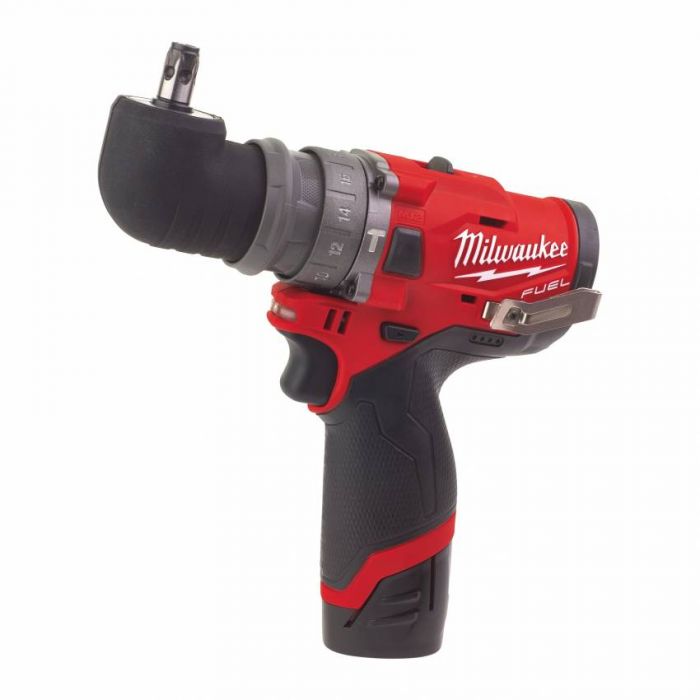 Дриль-шуруповерт із ударом акумуляторний MILWAUKEE, M12 FPDX-0, 37Нм; патрон FIXTEC