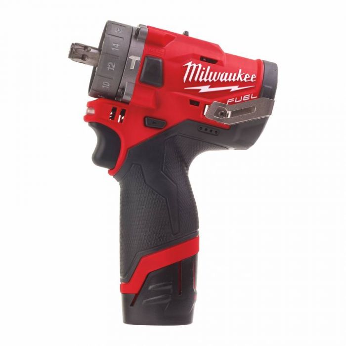 Дриль-шуруповерт із ударом акумуляторний MILWAUKEE, M12 FPDX-0, 37Нм; патрон FIXTEC