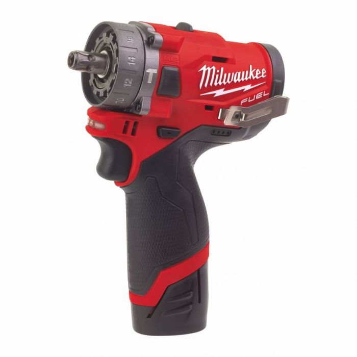 Дриль-шуруповерт із ударом акумуляторний MILWAUKEE, M12 FPDX-0, 37Нм; патрон FIXTEC