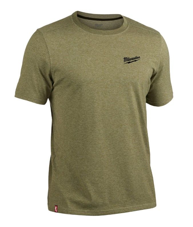 Футболка MILWAUKEE, HTSS легка з коротким рукавом, зелена, розмір M