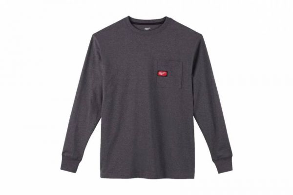 Футболка з довгими рукавами Milwaukee WTLSG-L сіра 4933478239