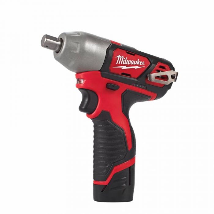 Гайкокрут акумуляторний 1/2" MILWAUKEE, M12 BIW12-202C, 138Нм, ( зар.пристрій, 2 акум.Х 2Ач, кейс)