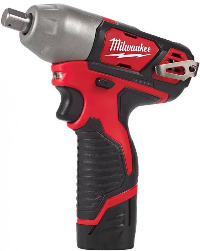 Гайкокрут акумуляторний 1/2" MILWAUKEE, M12 BIW12-202C, 138Нм, ( зар.пристрій, 2 акум.Х 2Ач, кейс)