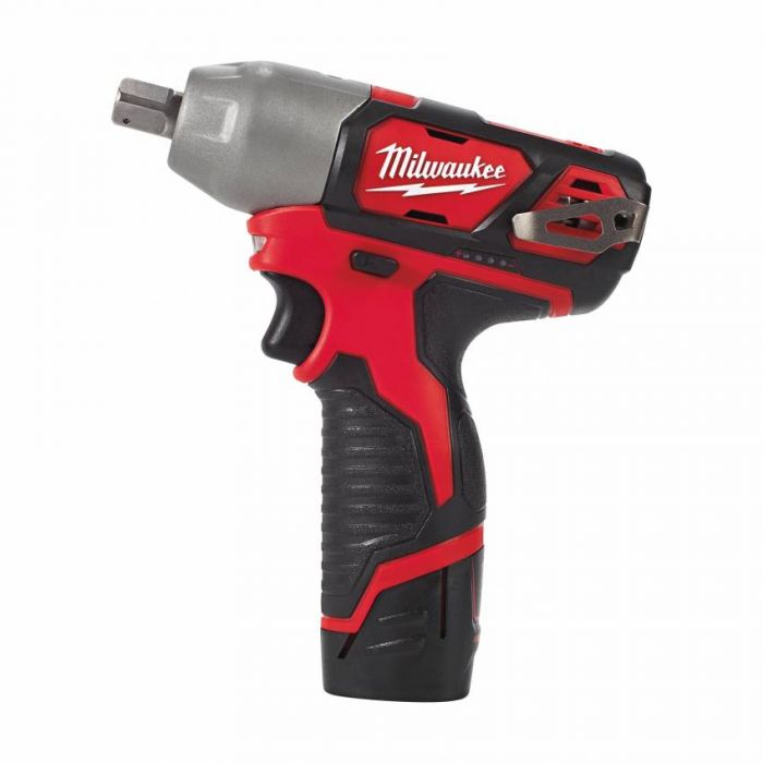 Гайкокрут акумуляторний 1/2" MILWAUKEE, M12 BIW12-202C, 138Нм, ( зар.пристрій, 2 акум.Х 2Ач, кейс)