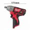 Гайкокрут акумуляторний 1/2" MILWAUKEE, M12 BIW12-202C, 138Нм, ( зар.пристрій, 2 акум.Х 2Ач, кейс)