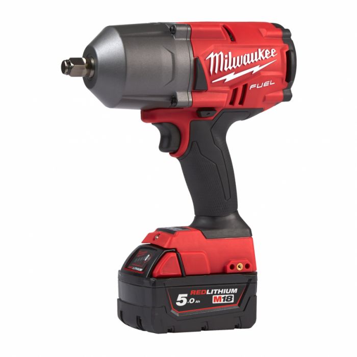 Гайкокрут акумуляторний 1/2" MILWAUKEE, M18 FHIWF12-502X, 1898Нм, (зарядний пристрій, 2 акум.Х 5Ач, HDкейс)