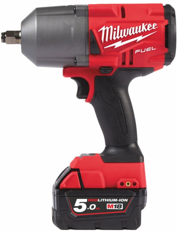 Гайкокрут акумуляторний 1/2" MILWAUKEE, M18 FHIWF12-502X, 1898Нм, (зарядний пристрій, 2 акум.Х 5Ач, HDкейс)