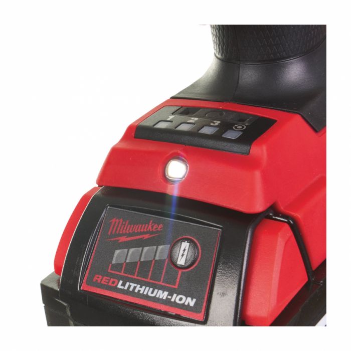 Гайкокрут акумуляторний 1/2" MILWAUKEE, M18 FHIWF12-502X, 1898Нм, (зарядний пристрій, 2 акум.Х 5Ач, HDкейс)