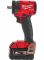 Гайкокрут акумуляторний 1/2" MILWAUKEE, M18 FIW2F12-502X, 339Нм ( зар.пристрій, 2акум.Х 5Ач, HD кейс)