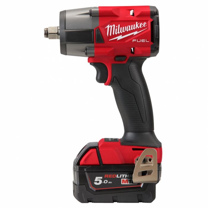 Гайкокрут акумуляторний 1/2" MILWAUKEE, M18 FMTIW2F12-502X, 881Нм ( зар.пристрій, 2акум.Х5Ач, HDкейс)