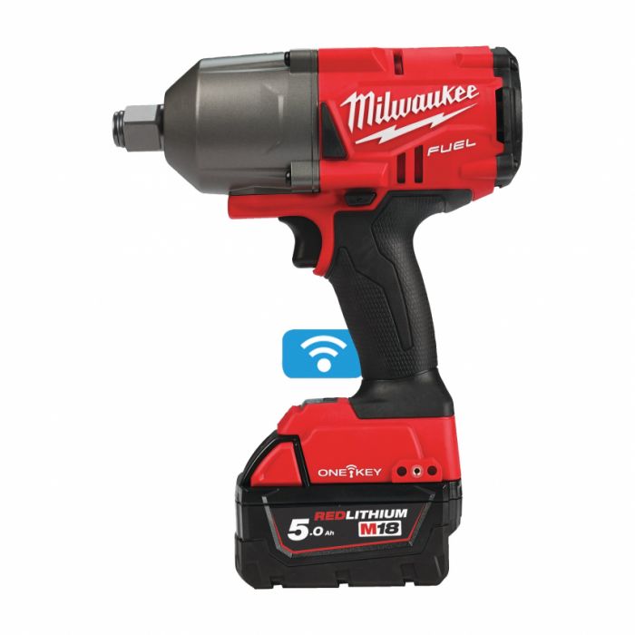 Гайкокрут акумуляторний 3/4" MILWAUKEE, M18 ONEFHIWF34-502X, 2034Нм (зарядний пристрій, 2 акум.X 5Ач, HDкейс)