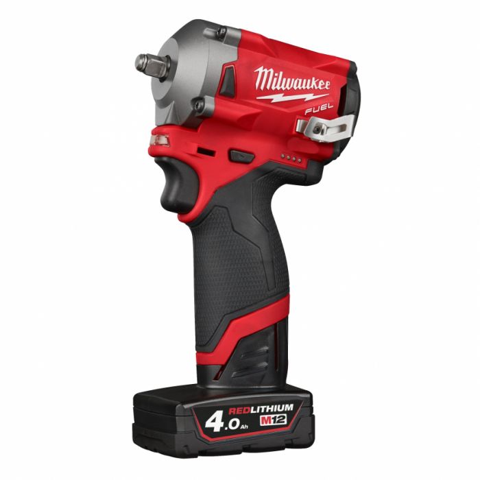 Гайкокрут акумуляторний 3/8" MILWAUKEE, M12 FIW38-422X, 12В, 339 Нм, (заряд. пристрій, 1 акум.Х 2Ач, 1 акум.Х 4Ач, HD кейс)