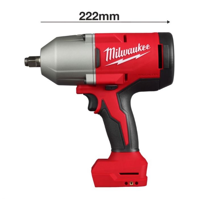 Гайкокрут акумуляторний 1/2" MILWAUKEE, M18 BLHIWF12-0X, 1627Нм, (HD кейс)