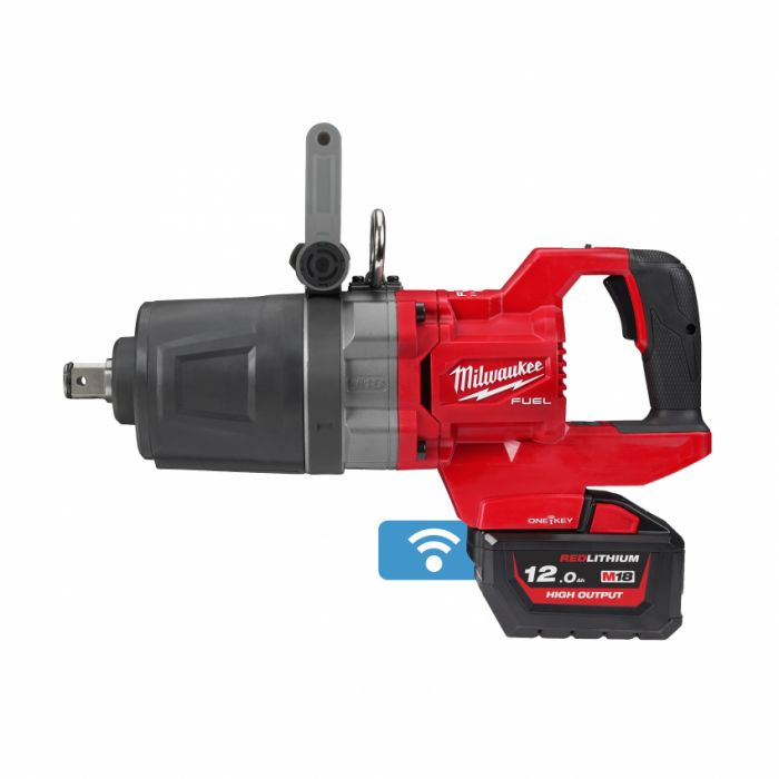 Гайкокрут акумуляторний 1" MILWAUKEE, M18 ONEFHIWF1DS-121C, 2711Нм (+зар.пристрій, 1акум.Х 12Аг,кейс