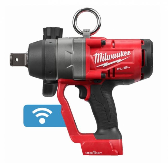 Гайкокрут високомоментний акумуляторний MILWAUKEE 1"(2400 Нм) M18 FUEL з фіксацією кільцем ONE-KEY (+ заряд.пристрій, 2 акум., H