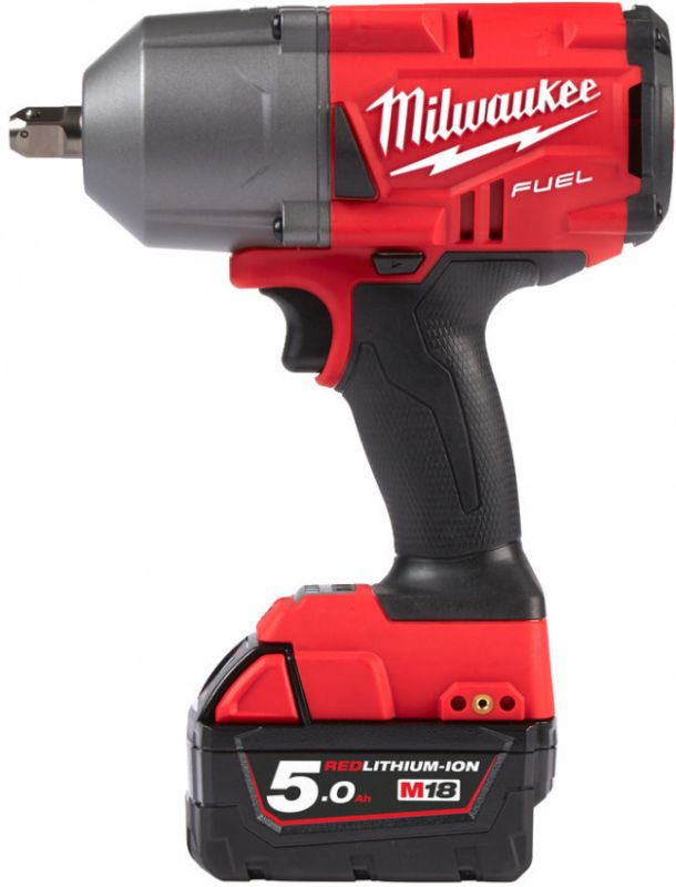 Гайковерт акумуляторний 1/2" MILWAUKEE, M18 FHIWP12-502X, 1491Нм (зарядний пристрій, 2 акум.Х 5Ач, HDкейс)