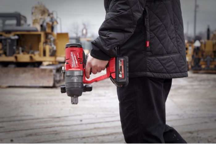 Гайковерт акумуляторний 1" MILWAUKEE, M18 ONEFHIWF1-802X, 2400Нм (зарядний пристрій, 2 акум.Х 8Ач, HDкейс)