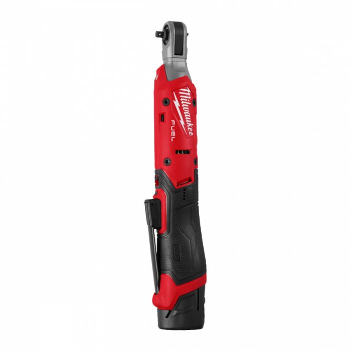 Гайковерт-трещітка кутовий компактний акумуляторний безщітковий 1/4'' MILWAUKEE, M12 FIR14G2-252B, 61Нм (зарядний пристрій С12,
