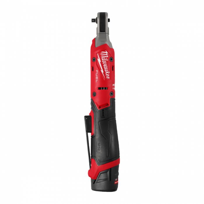 Гайковерт-трещітка кутовий компактний акумуляторний безщітковий 1/4'' MILWAUKEE, M12 FIR14G2-252B, 61Нм (зарядний пристрій С12,