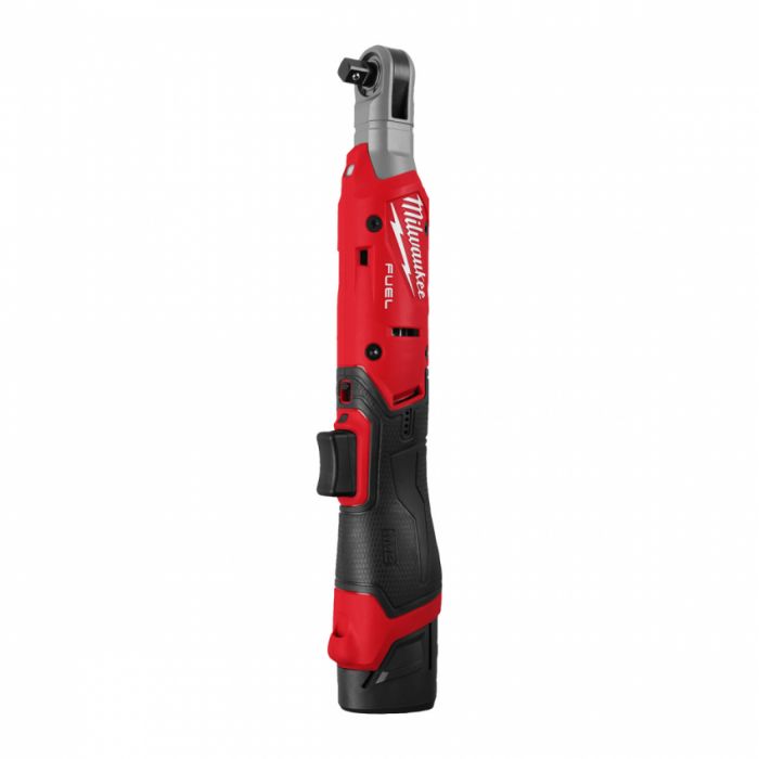 Гайковерт-трещітка кутовий компактний акумуляторний безщітковий 3/8'' MILWAUKEE, M12 FIR38G2-252B, 95Нм (зарядний пристрій С12,