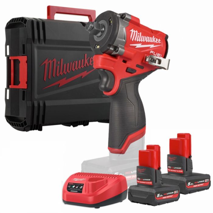 Гайковерт високомоментний MILWAUKEE 1/2" (746 Нм) M12 FCIWF12G3-502X (+2 акумулятори, зарядний пристрій, HD кейс)