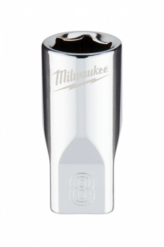 Головка торцева хромована 1/4'' MILWAUKEE, 8мм