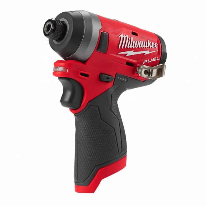 Гвинтоверт акумуляторний 1/4" HEX MILWAUKEE, M12 FID-202X, 147Нм (зарядний пристрій, 2 акум.Х 2Ач, HDкейс)