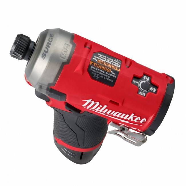 Гвинтоверт акумуляторний 1/4" HEX MILWAUKEE, M12 FQID-0, 50Нм