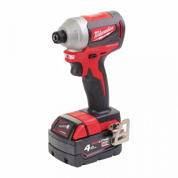 Імпульсний ударний шуруповерт акумуляторний 1/4" HEX MILWAUKEE, M18 CBLID-0, 180Нм