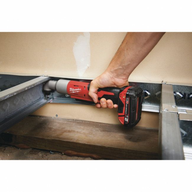 Гвинтоверт кутовий акумуляторний 1/4" HEX MILWAUKEE, M12 BRAID-0, 68Нм