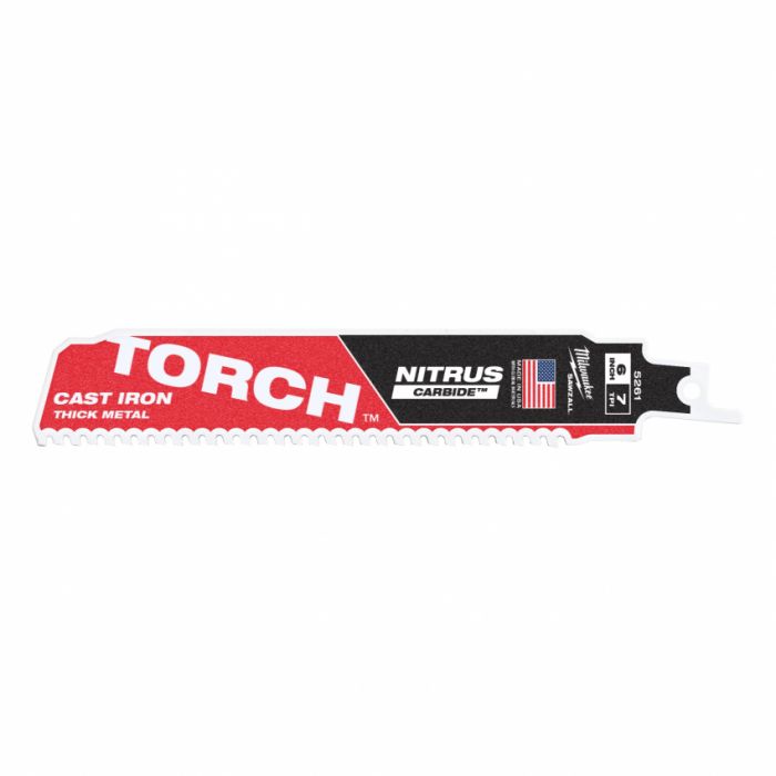 Полотно для шаб. пилки THE TORCH CARBIDE NITRUS MILWAUKEE, 150x3, 6мм, (5шт)