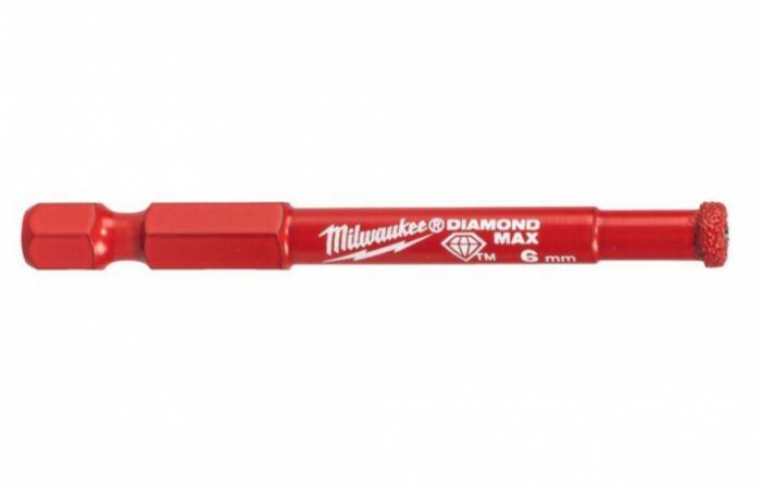 Коронка алмазна Diamond Plus MILWAUKEE, Ø6,0мм (1/4 Hex)