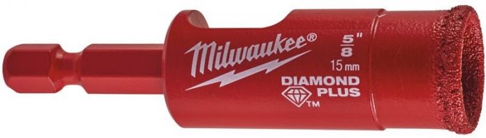 Коронка алмазна Diamond Plus MILWAUKEE, Ø15мм