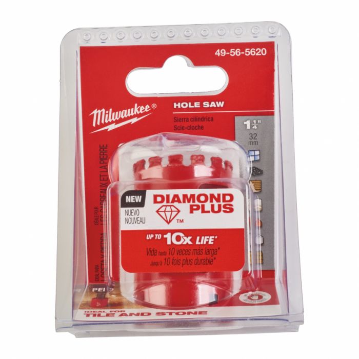 Коронка алмазна Diamond Plus MILWAUKEE, Ø32мм