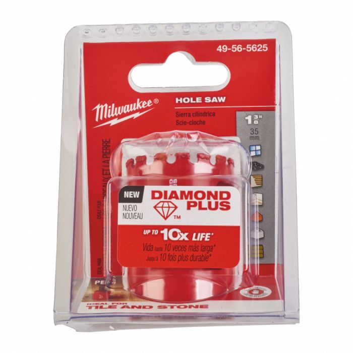 Коронка алмазна Diamond Plus MILWAUKEE, Ø35мм