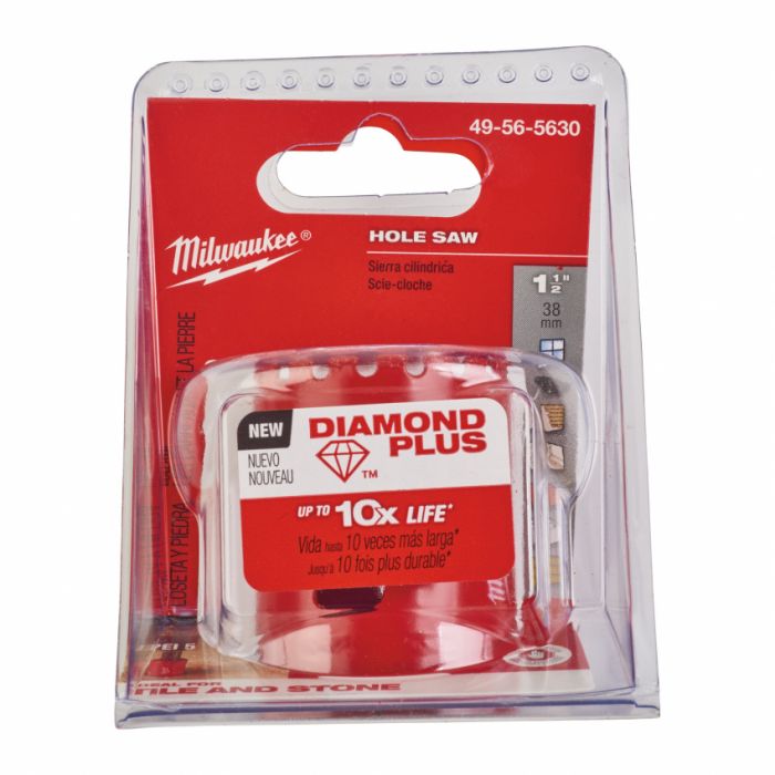 Коронка алмазна Diamond Plus MILWAUKEE, Ø38мм