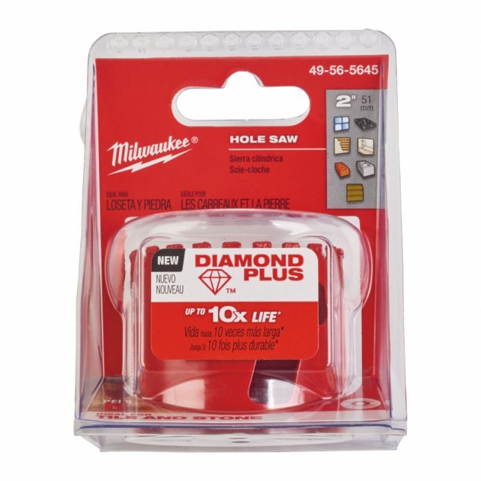 Коронка алмазна Diamond Plus MILWAUKEE, Ø51мм