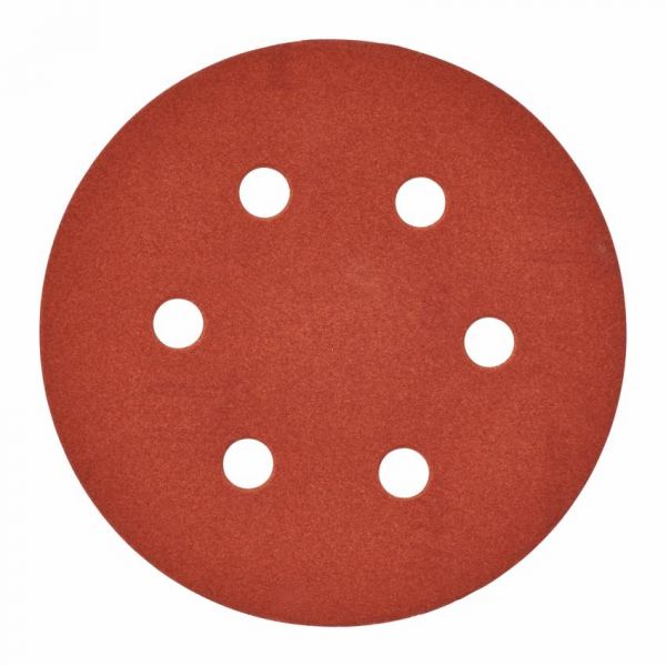 Коло шліфувальне 6 відп. MILWAUKEE, Ø150мм, зерно 180, (25шт)