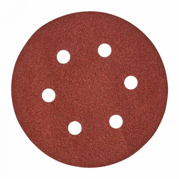 Коло шліфувальне 6 відп. MILWAUKEE, Ø150мм, зерно 40, (25шт)