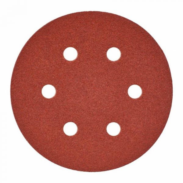 Коло шліфувальне 6 відп. MILWAUKEE, Ø150мм, зерно 80, (25шт)