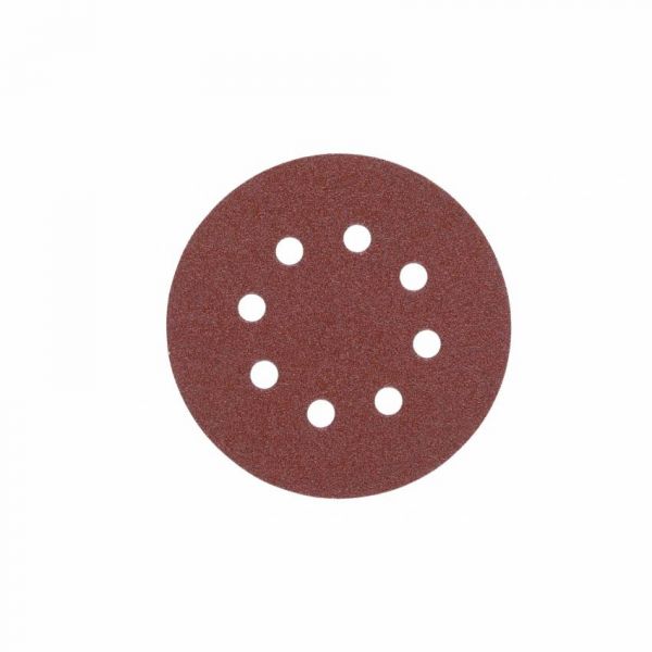 Коло шліфувальне 8 відп. MILWAUKEE, Ø125мм, зерно 60, (5шт)