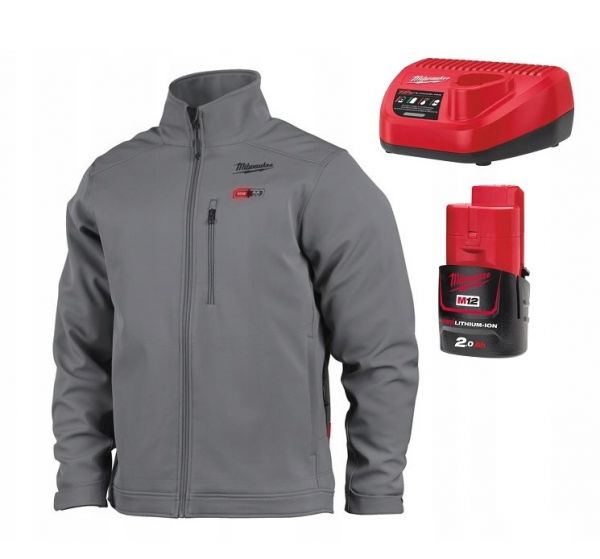 Куртка з підігрівом розмір "L" M12 HJGREY5-201 MILWAUKEE +з/п + акумулятор