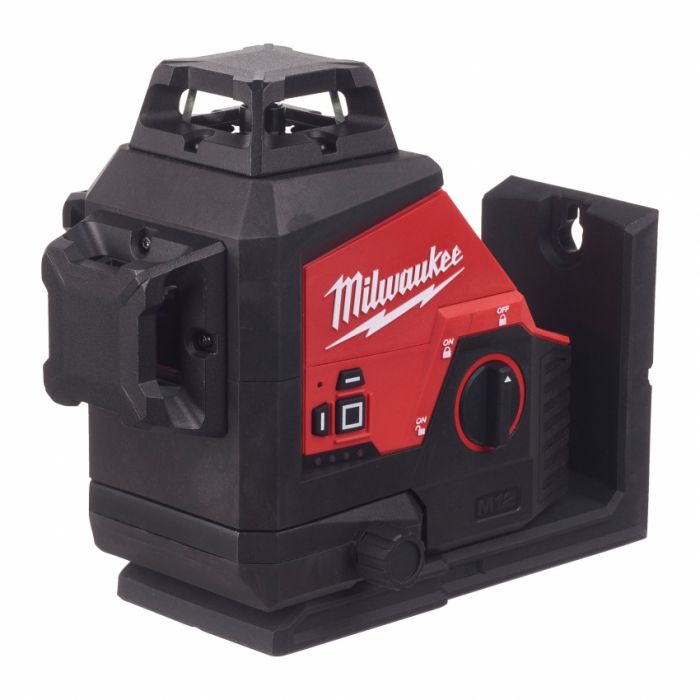 Лазерний 3D нівелір акумуляторний MILWAUKEE, M12 3PL-0C (кейс)