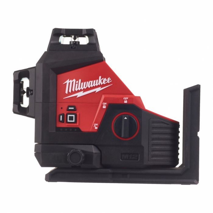 Лазерний 3D нівелір акумуляторний MILWAUKEE, M12 3PL-0C (кейс)