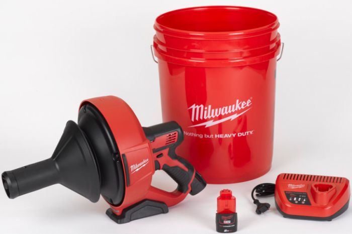 Машина прочисна акумуляторна MILWAUKEE, M12 BDC8-0C, трос 8м