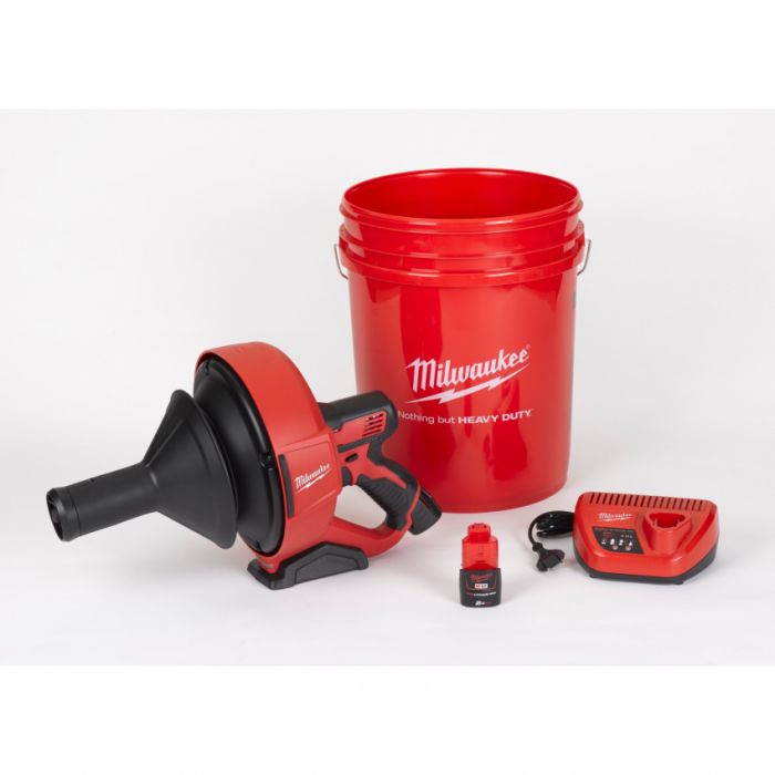 Машина прочисна акумуляторна MILWAUKEE, M12 BDC8-0C, трос 8м