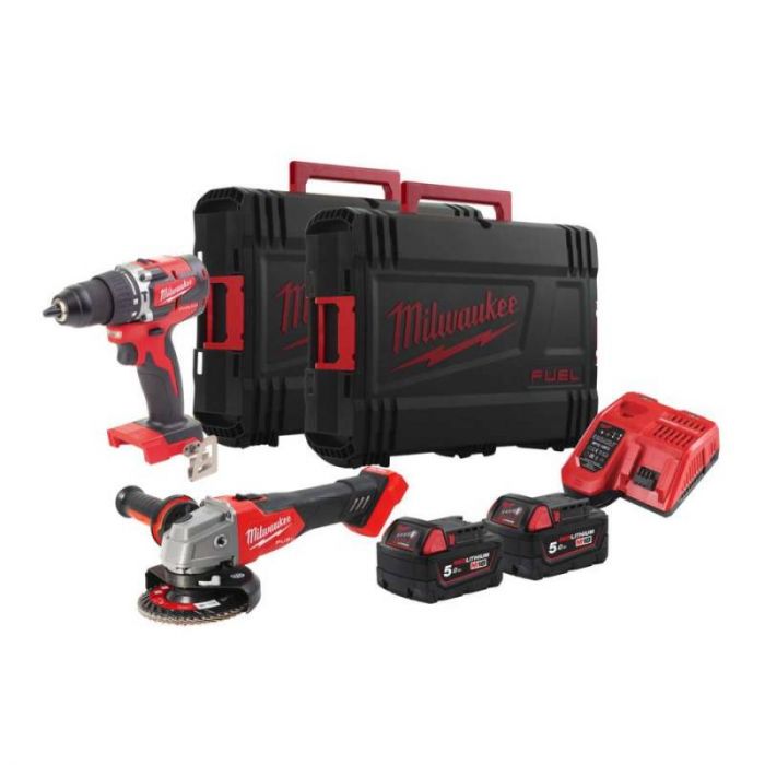 Набір акумуляторних інструментів Milwaukee M18 FPP2BG-502X 4933492522