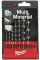 Набір свердлів універсальних MILWAUKEE, MULTIMATERIAL SET 1, (7шт)